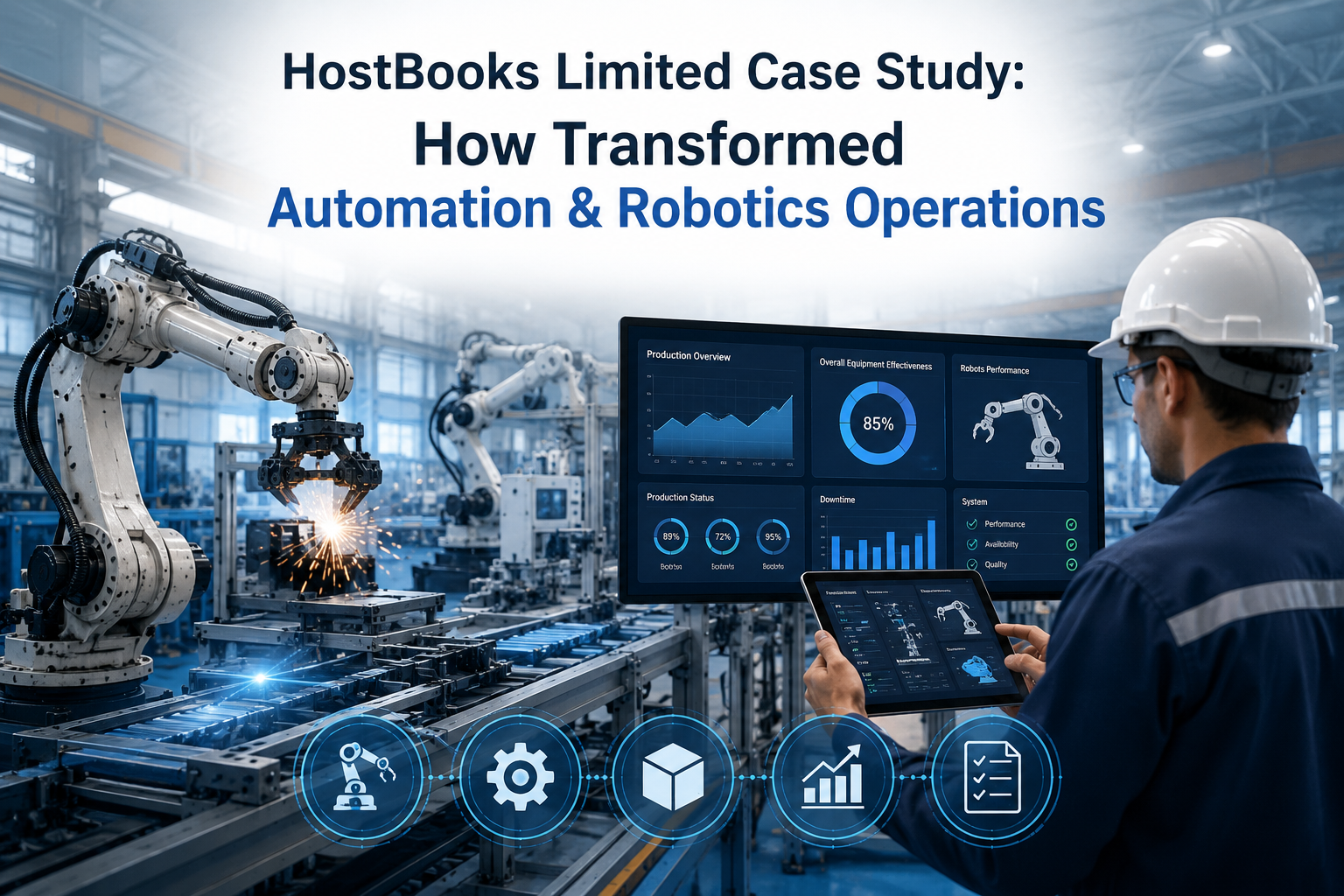HostBooks Limited Case Study: How Transformed Automation & Robotics Operations