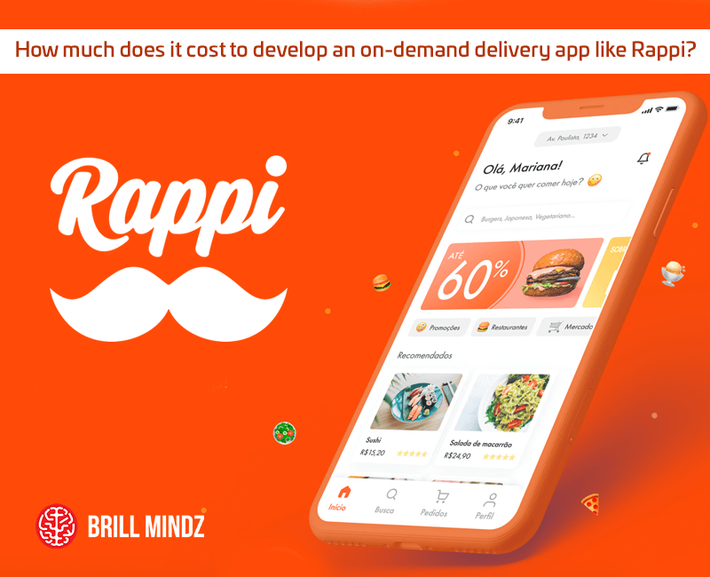 How much does it cost to develop an on-demand delivery app like Rappi?