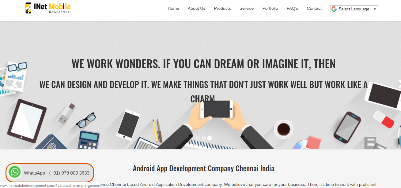 iNet Mobile Development | Android App Development Company Chennai