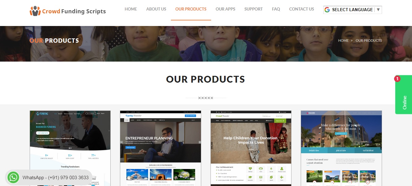 Readymade Open Source Equity Crowdfunding Script | Crowdfunding Software