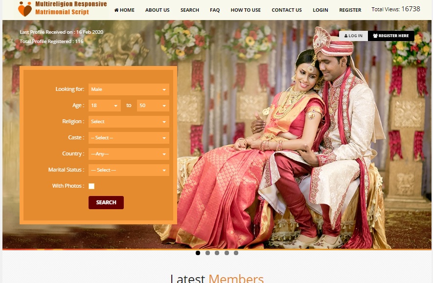 Readymade Matrimonial Script - PHP Readymade Matrimonial Software – Dexterity Solution