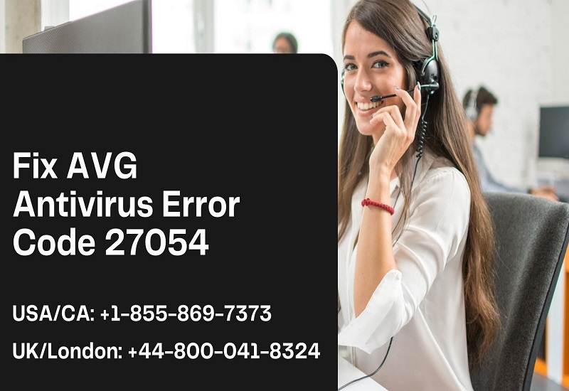 +1-855-869-7373 - Fix AVG Antivirus Error Code 27054