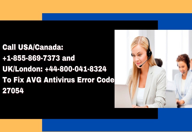 Call +1-855-869-7373 to Fix AVG Antivirus Error Code 27054