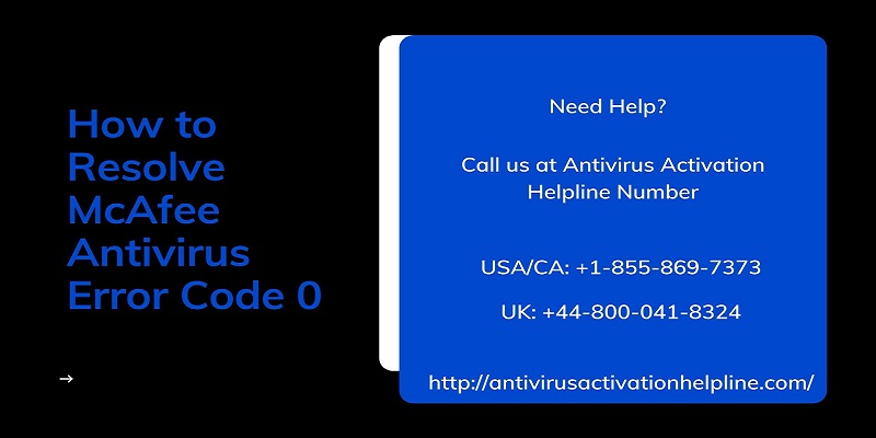 How to Resolve McAfee Antivirus Error Code 0