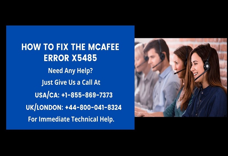 How to Fix the McAfee Error x5485 by Antivirus Activation Helpline