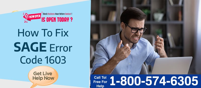 How To Fix Fix Sage Error 1603