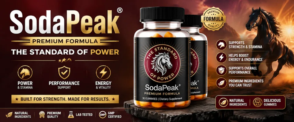 Soda Peak™ Review: What to Know About This Men’s Vitality Supplement 