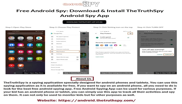 Install Thetruthspy Android Spy App