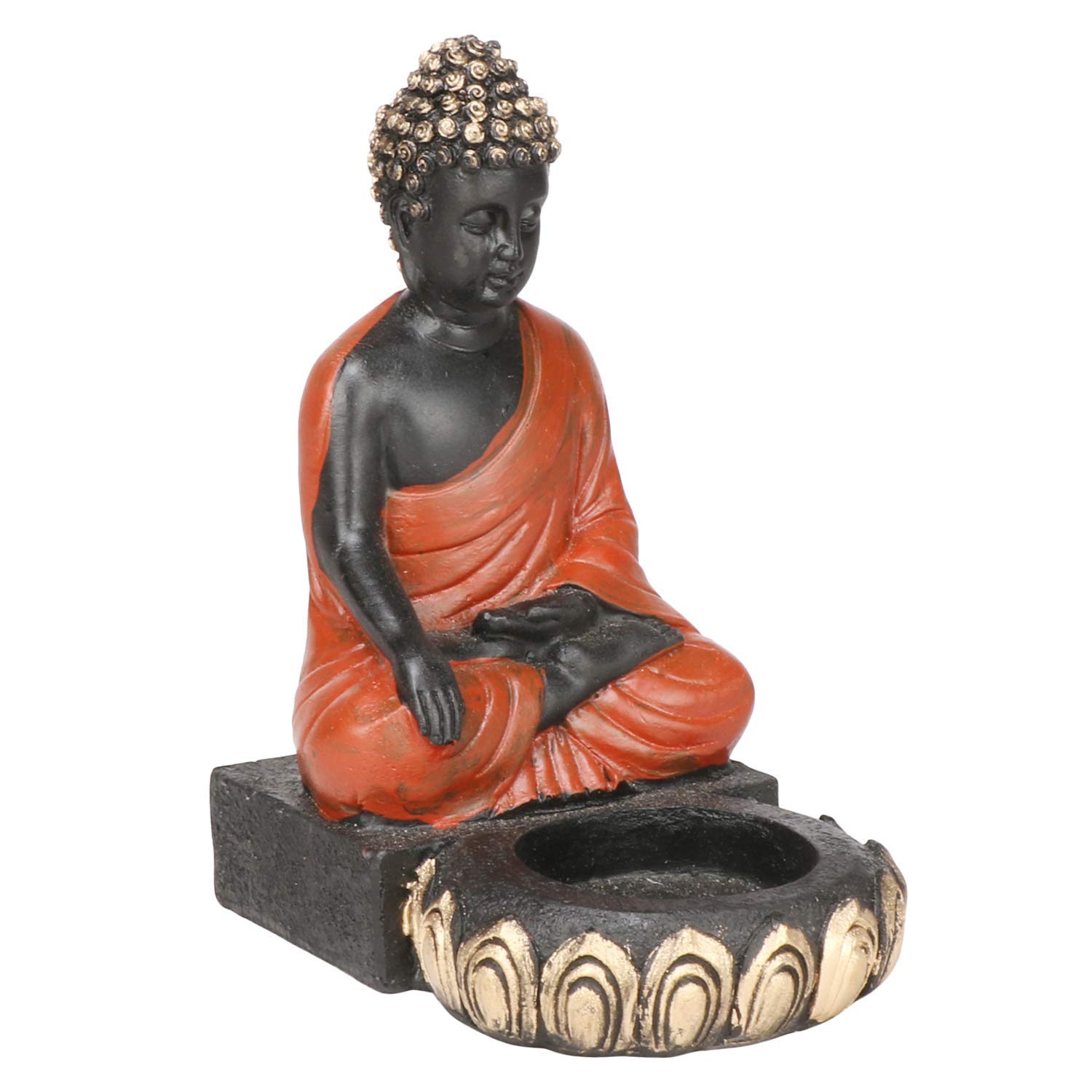 Handcrafted Meditating Lord Buddha Tealight Candle