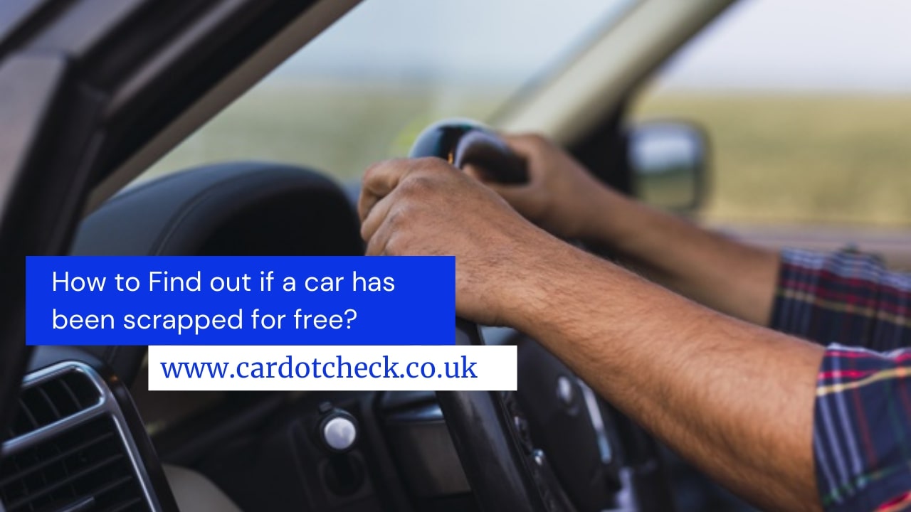 check if a vehicle is scrapped
