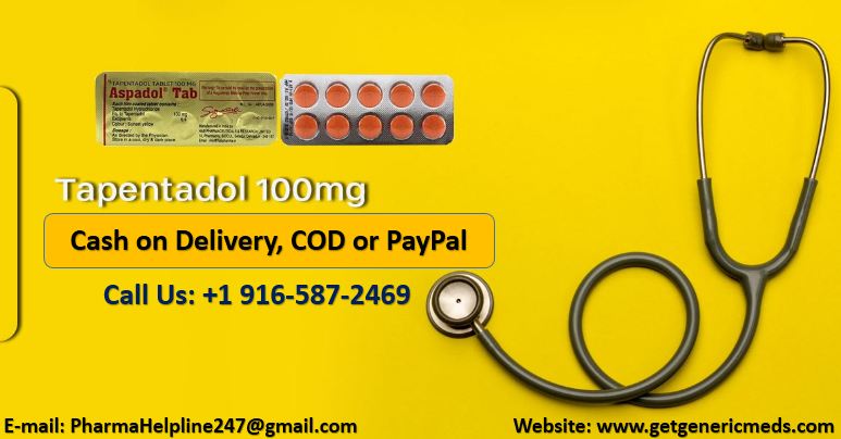 Order Tapentadol 100mg Online via Cash on Delivery, COD, or PayPal in the USA