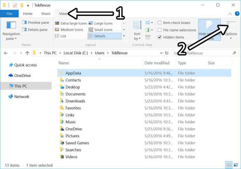 How to Show Hidden Files and Folders in Windows 10?