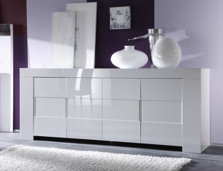 Dolce Italian White Gloss Sideboard