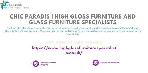 Top 4 Reasons to Buy High Gloss Furniture