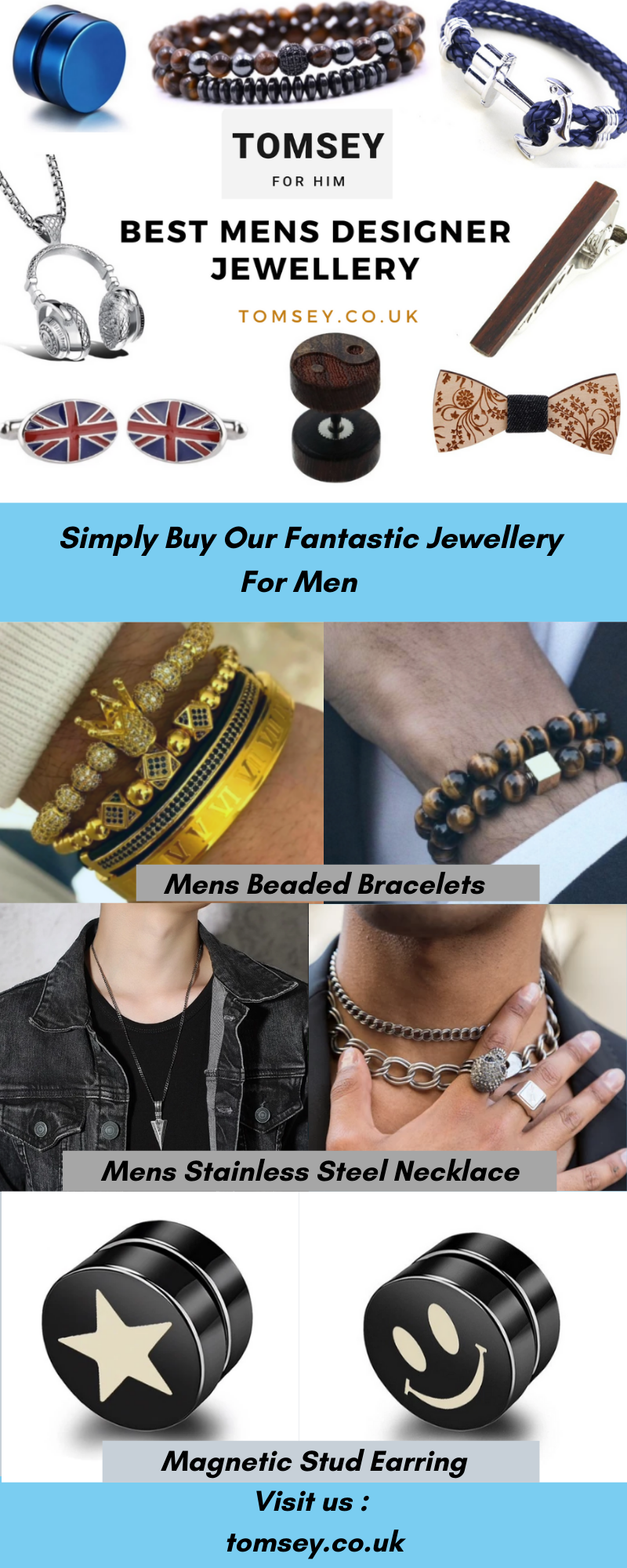 Shop Online Men's Stainless Steel Necklace - Tomsey
