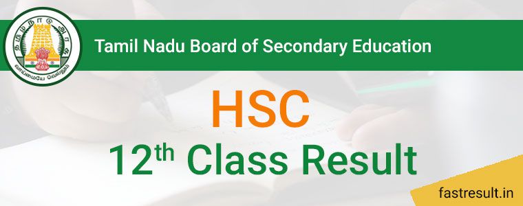 Tamil Nadu Board 12th Result 2019