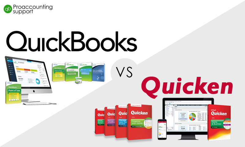 What is the difference between Quicken vs QuickBooks?