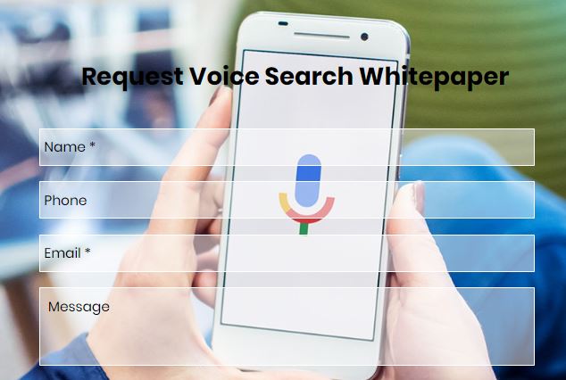 Voice Search Optimisation