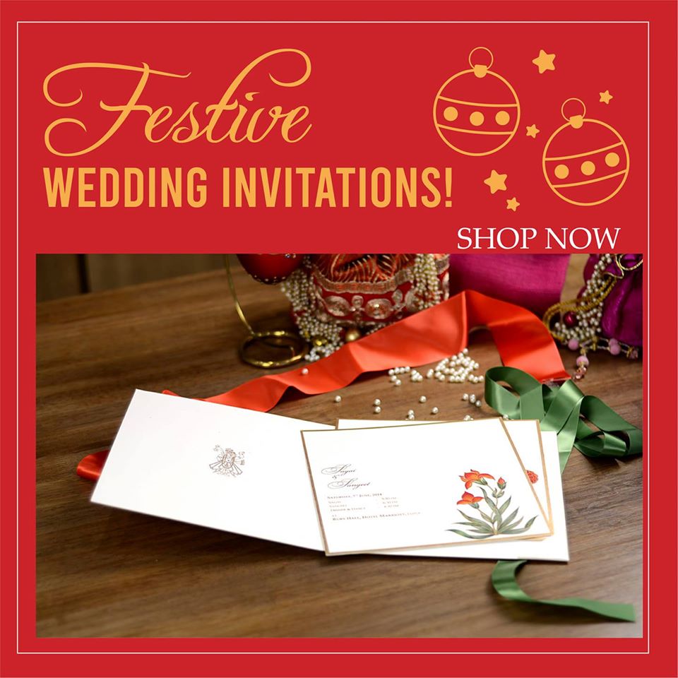 Floral Theme Wedding Cards