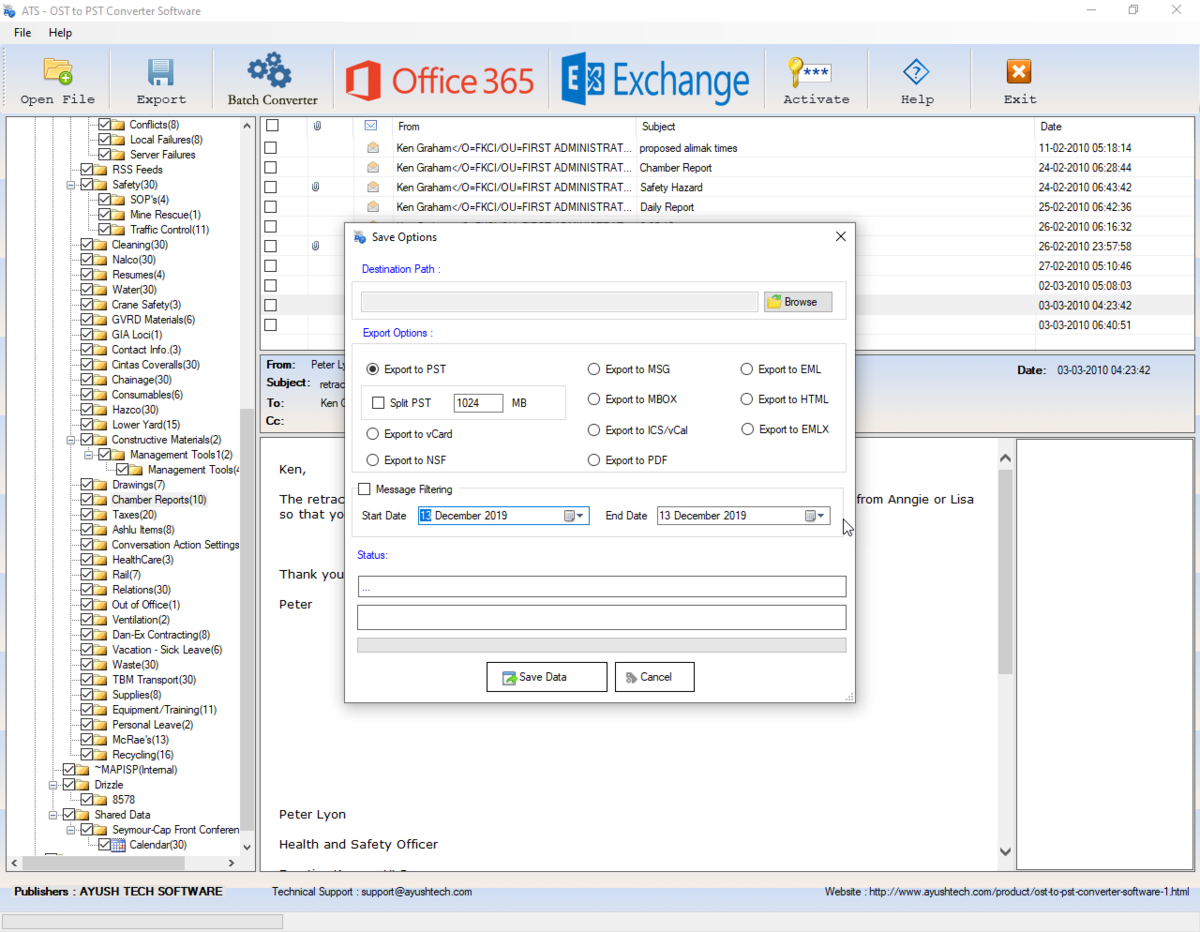 OST to PST Converter  Tool