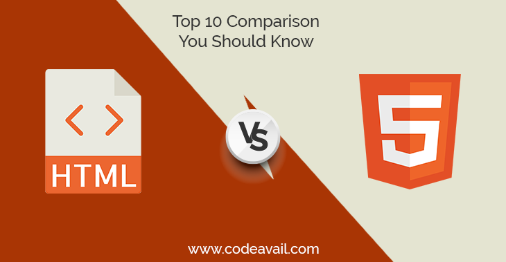 HTML vs HTML5 Top 10 Comparison You Should Know