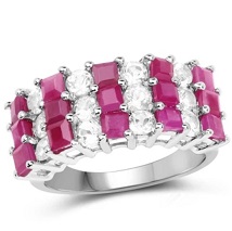 Express your passion and love with a genuine ruby gemstone ring