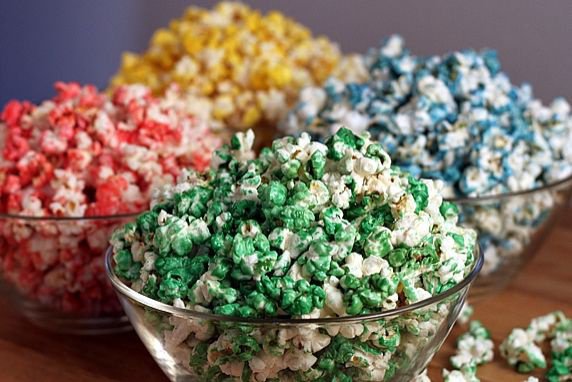 Colored Popcorn