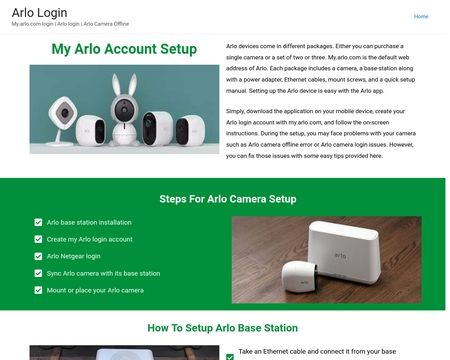 Arlo Camera setup