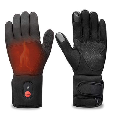 Ladies Heated Ski Gloves