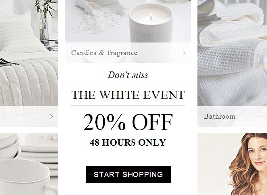 Get The White Company 15% Off Discount Code & Coupon Code