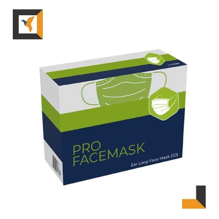 Custom Face Mask Packaging Boxes