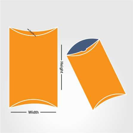 Custom Pillow Packaging Boxes Wholesale