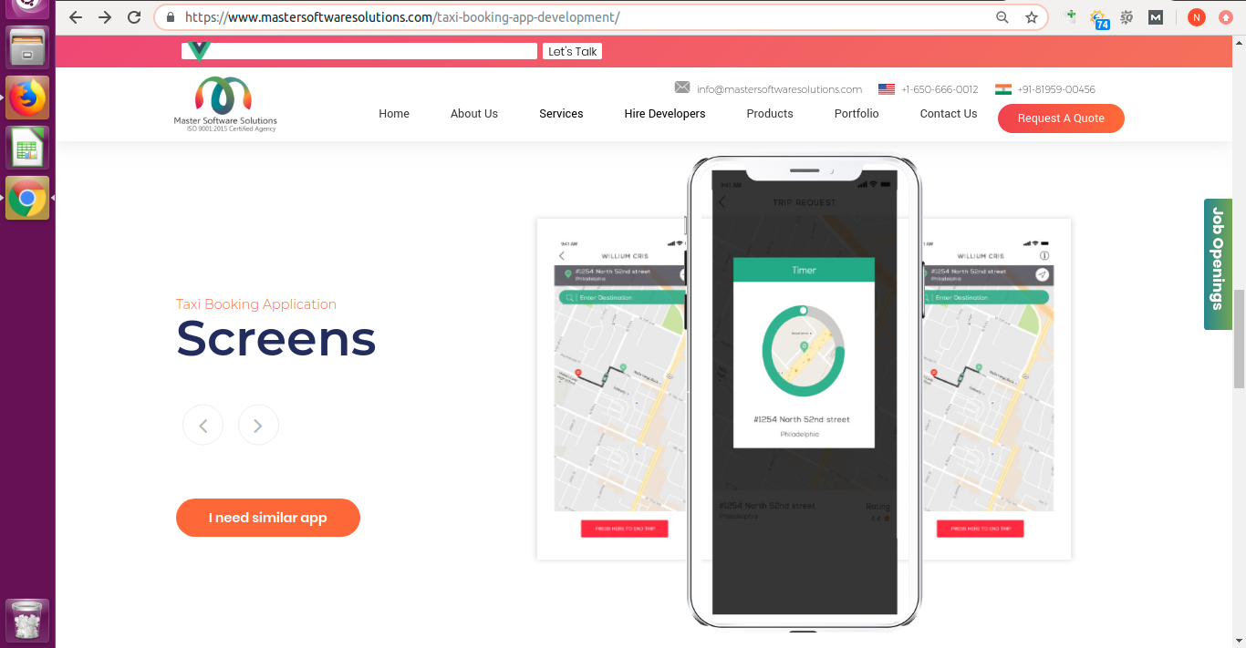 Taxi Booking App Development