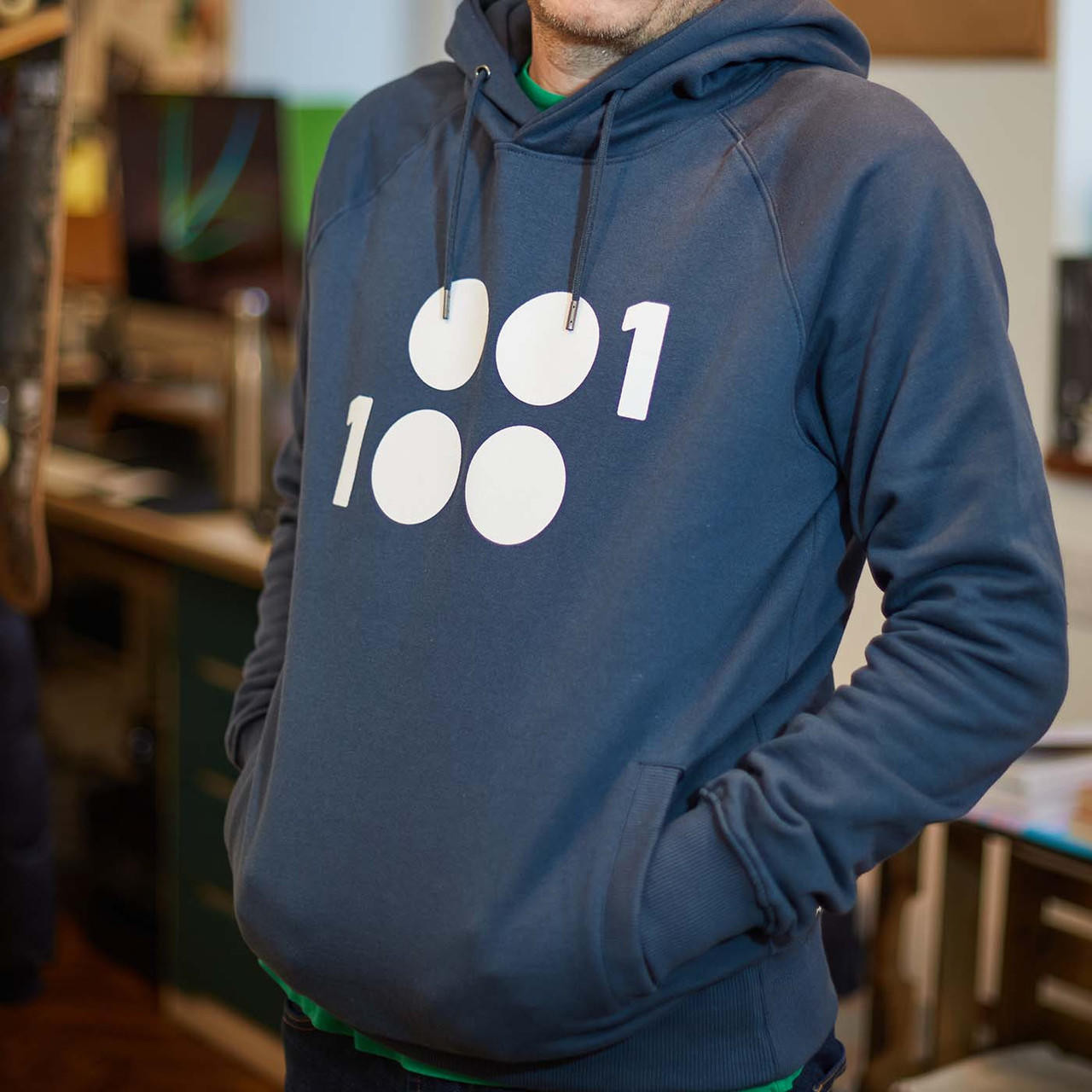 Denim Hooded Sweatshirt - Weare1of100