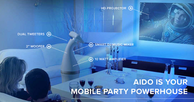 InGen dynamics unveils 'aido', a balancing smart-home robot