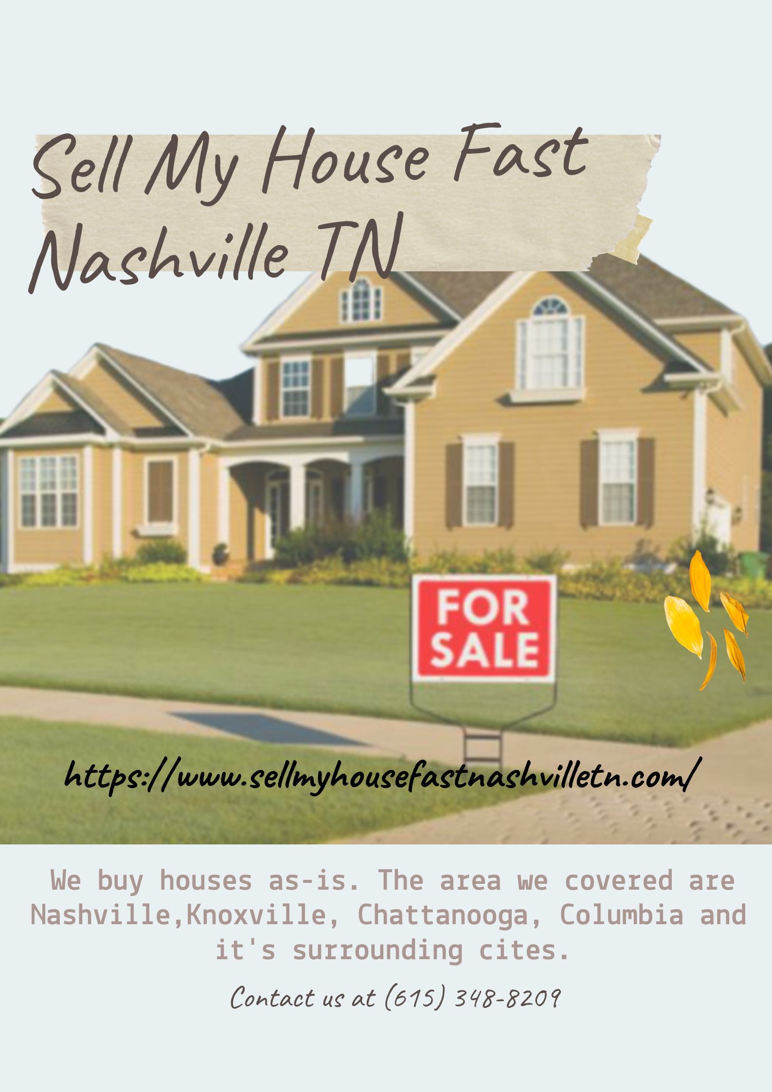 Sell House Fast Nashville, TN