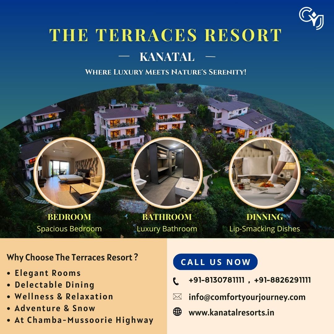 The Terraces Resort Kanatal – A Luxurious Weekend Getaway Amidst Nature