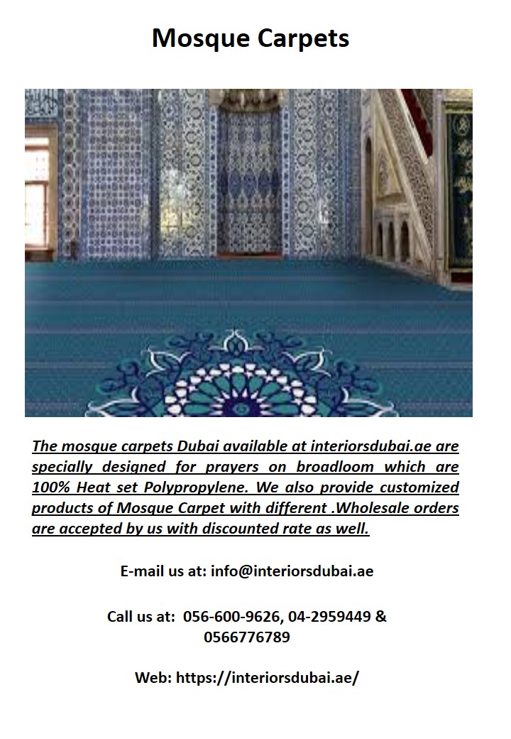 Mosque carpets
