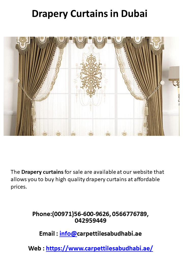 Drapery Curtains in Dubai
