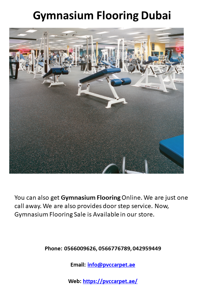 Gymnasium Flooring Dubai