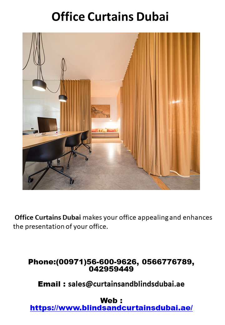 Office Curtains Dubai