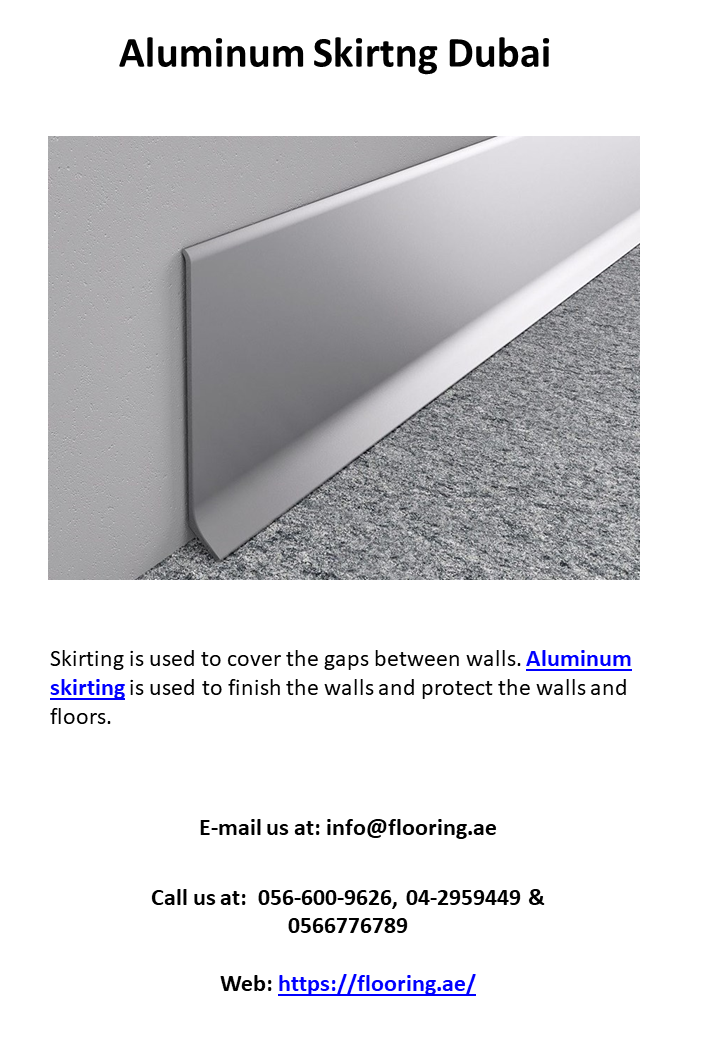 Aluminum Skirting Dubai