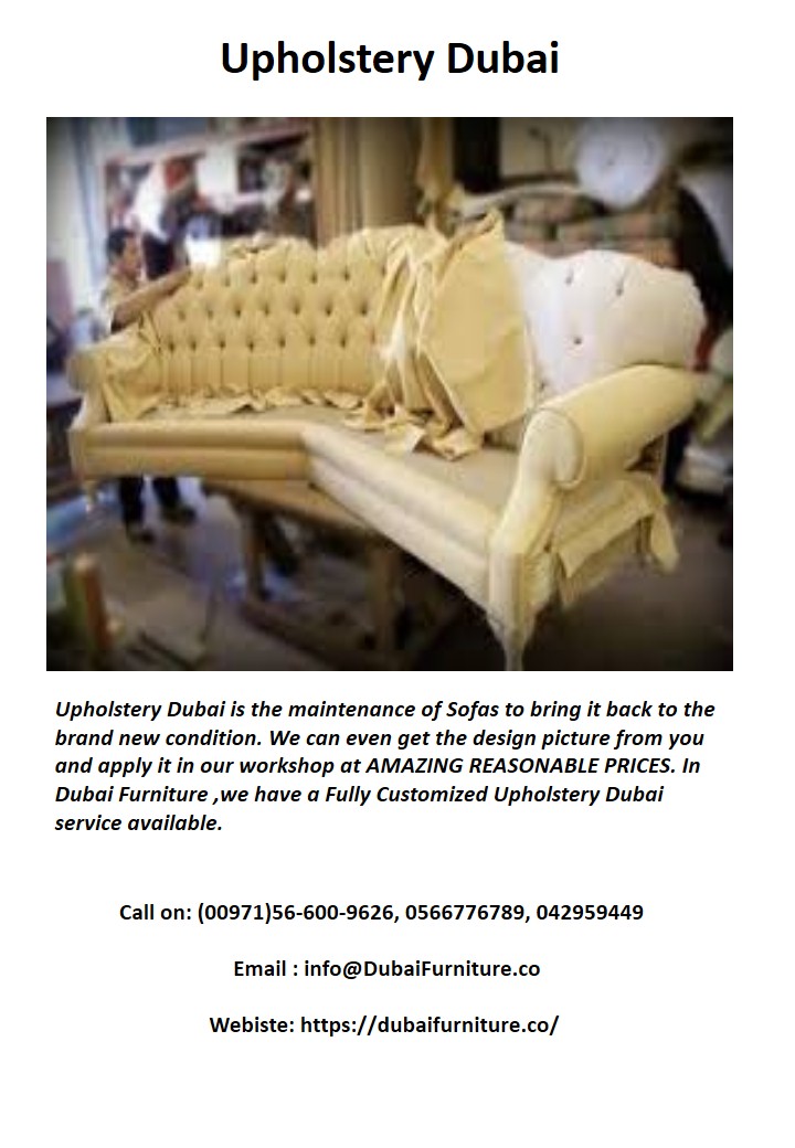 Upholstery Dubai