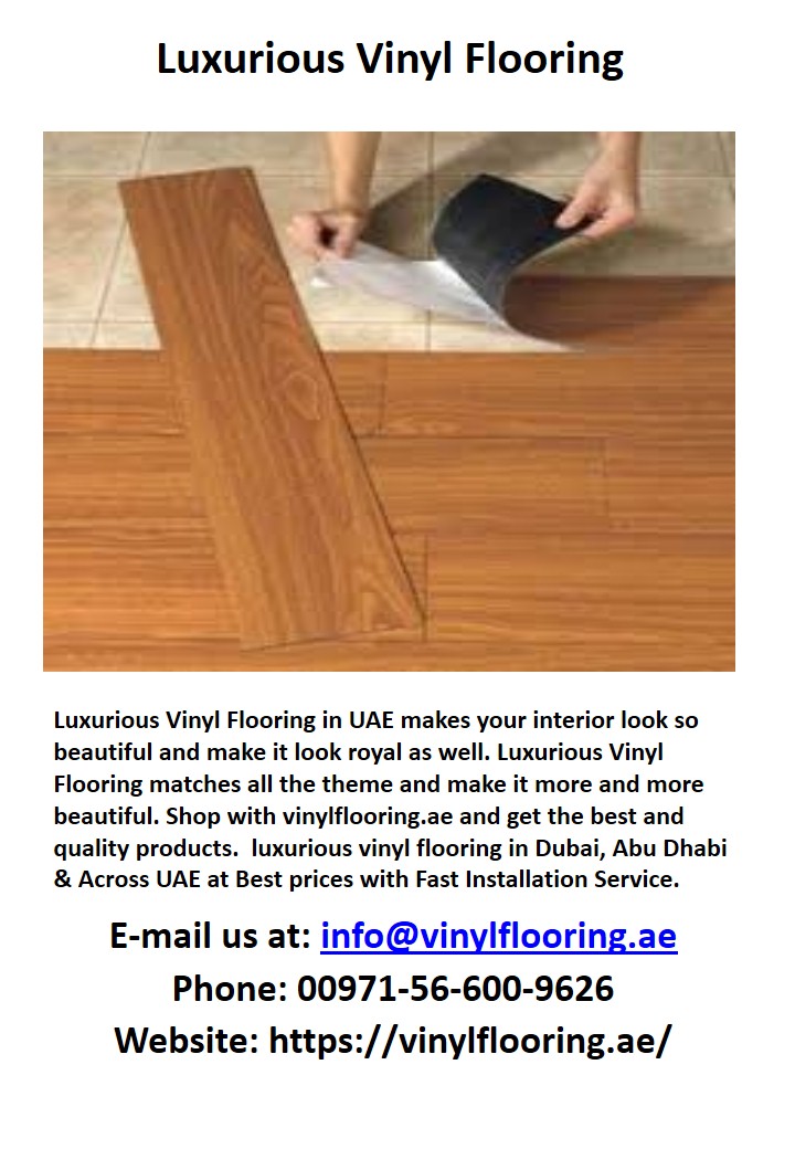 Luxurious Vinyl Flooring