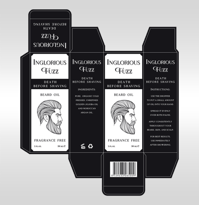 Custom Beard Oil Packaging Boxes