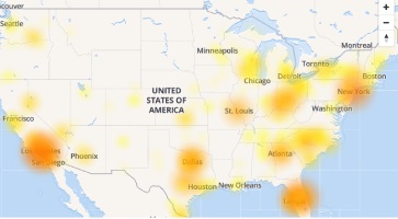 Spectrum internet outage map