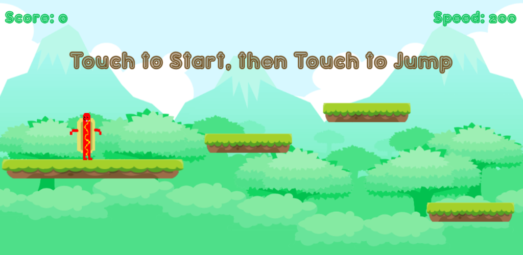 The New android game trending in the playstore: Jump Dash