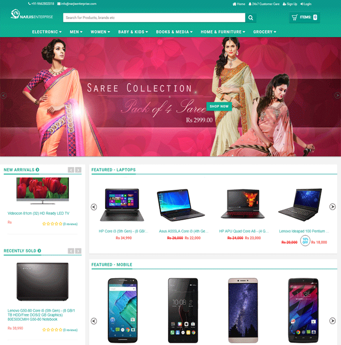 Readymade Open Source Code E-Commerce PHP Script