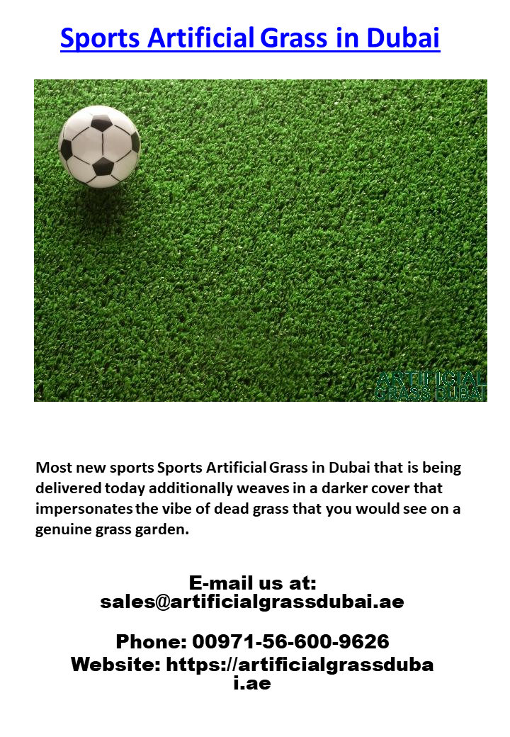 Sports Artificial Grass in Dubai