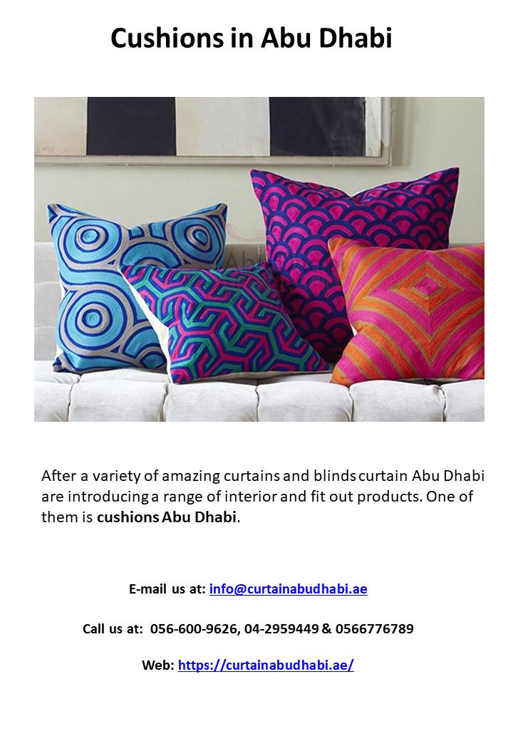 Cushions in Abu Dhabi